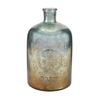 Sterling Industries 12' Aqua Antique Mercury Glass Bottle, Aqua Antique Mercury 843558131648  382526793504